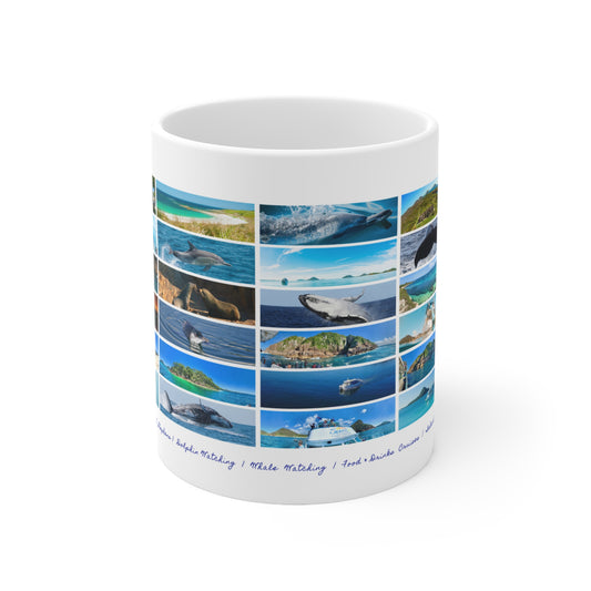Mug | MSTQC Collage | Ceramic Coffee Cups, 11oz
