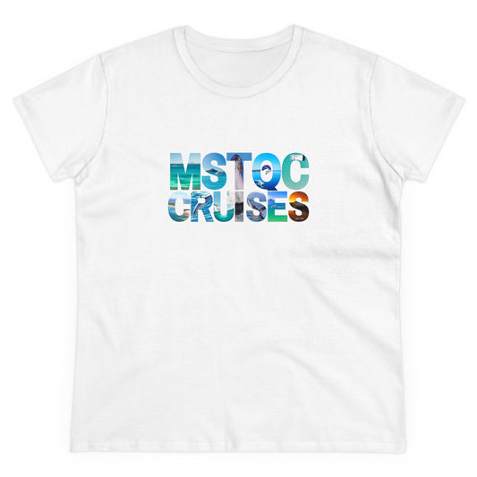 Women's | MSTQC Collage - Letters | Midweight Cotton Tee