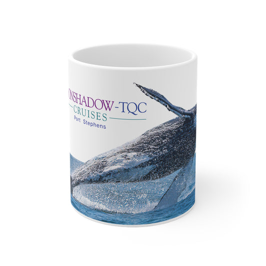 Mug | MSTQC Whale Breach | Ceramic Coffee Cups, 11oz